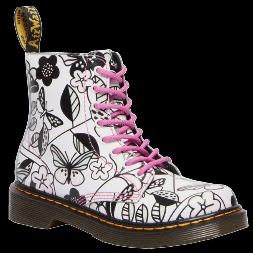 Dr. Martens Kids Floral *Color Changing* Boots